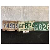 Vintage License Plates