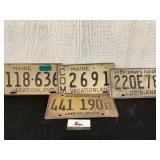 Vintage License Plates