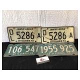 Vintage License Plates