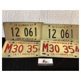 Vintage License Plates