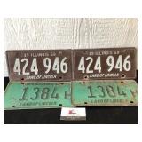 Vintage License Plates
