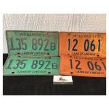 Vintage License Plates