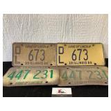 Vintage License Plates