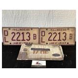 Vintage License Plates