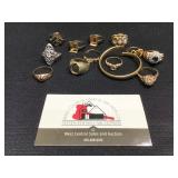 Scrap Marked Gold Plated, Filled, E Plate