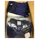 Box of Adidas jackets