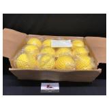 Pitching machine softballs