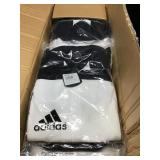 Box of Adidas warmer Jackets