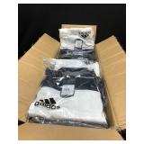 Box of Adidas jackets