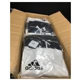 Box of Adidas jackets