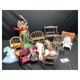 Misc Doll Furniture & Dolls