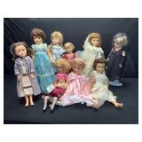 Box of Vintage Dolls
