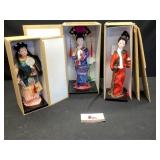 Three Japanese Dolls