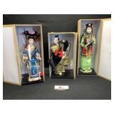 Three Japanese Dolls