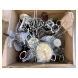 Box of Misc Doll Stands