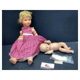 Vintage Effenbee Doll & Paper mache Doll