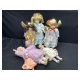 Angel Dolls & Porcelain Dolls ( no hair )