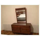 Dresser and mirror