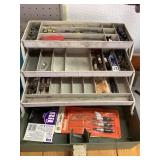 Plastic Toolbox and Miscellaneous Hardware