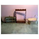 Shelves and picnic basket