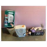 Fan. Hairdryer and dispenser