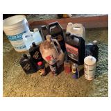 Garage chemicals. All partials