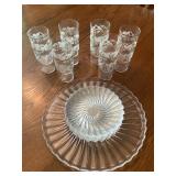Glass Cups and Plates