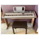 Yamaha Piano and Stool