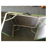 Metal folding table