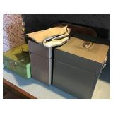 Metal file folder boxes