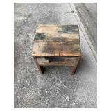 Wood stool