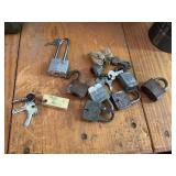 Paddle locks and keys