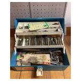 Tool Box with Miscellaneous Tools and Hardware