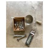 Shop Light and Crescent Wrenches