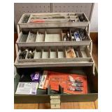 Toolbox with Miscellaneous Hardware