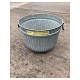 Galvanized Bushel Basket