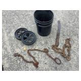 Bucket of Chain and Miscellaneous