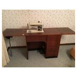 Sewing machine table