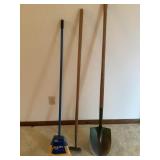 Broom, Shovel, Hoe