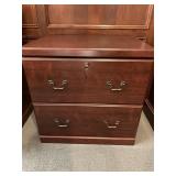 Wooden filing cabinet