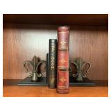 Fake wooden books and book ends