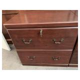 Wooden filing cabinet