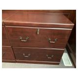 Wooden filing cabinet-needs some work