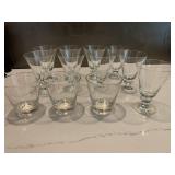 Goblets and glasses