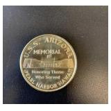 USS Arizona Memorial token