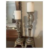 Candle pillars decor