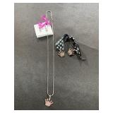 Princess necklace and earrings