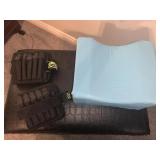 Leg pillow and ankle weights