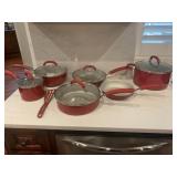 Rachel Ray Red cook ware set