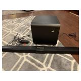 Polk Audio sound bar and sub woofer